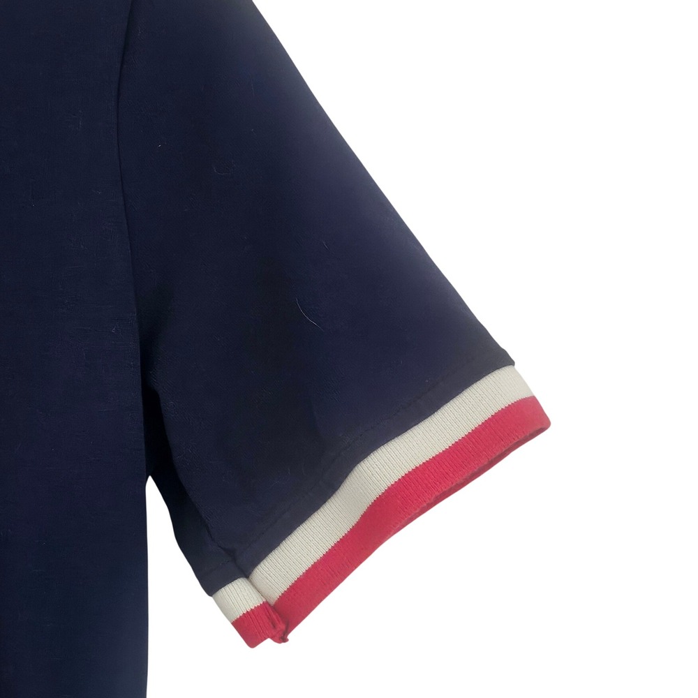 Tuckernuck Hutton Cotton Polo Mini Shift Dress Navy Size Small Preppy Tennis - Picture 5 of 9